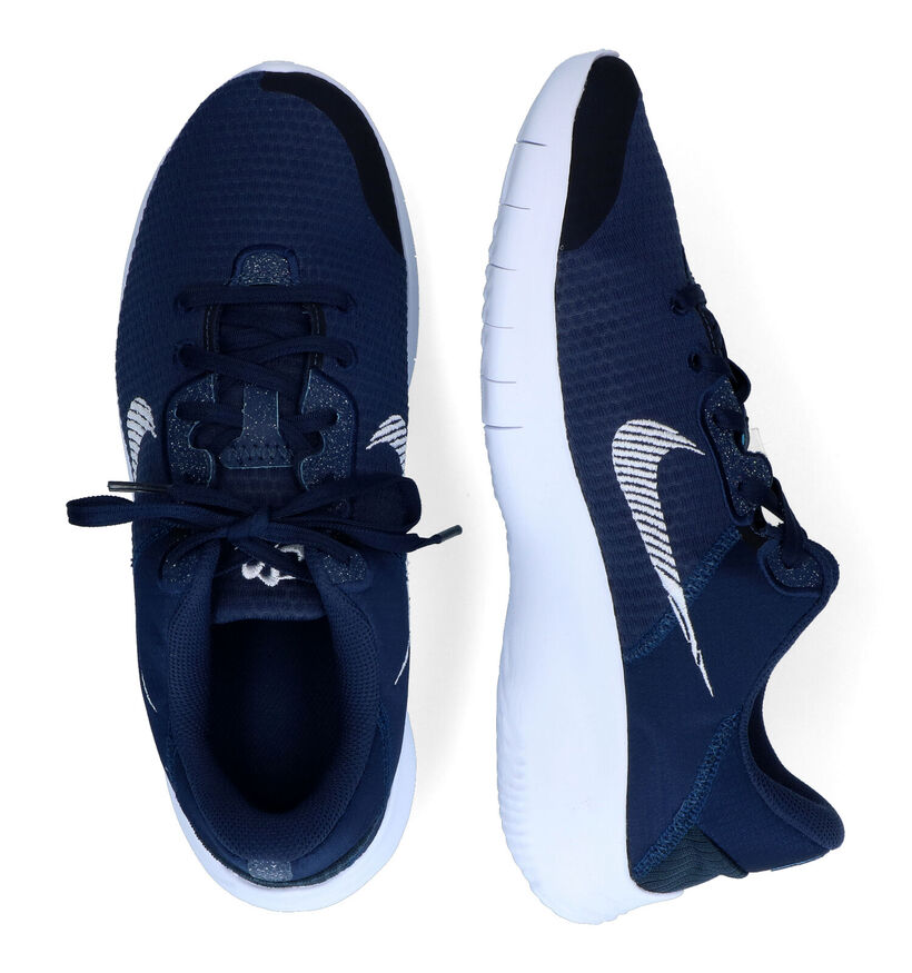 Nike Flex Experience Run Blauwe Sneakers voor heren (302685) - geschikt voor steunzolen