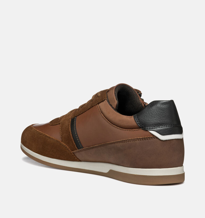 Geox Renan Bruine Veterschoenen voor heren (353842) - geschikt voor steunzolen