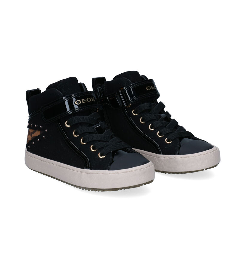 Geox Kalispera Baskets en Noir en simili cuir (295242)