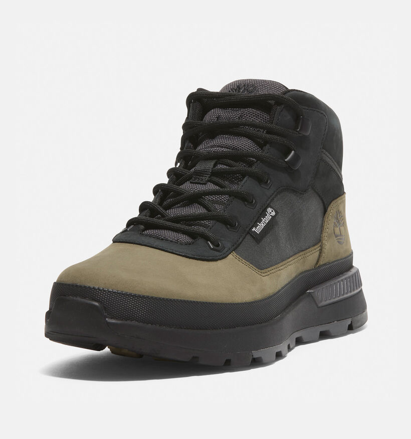 Timberland Field Trekker Mid Bottines en Vert Olive pour hommes (344961) - pour semelles orthopédiques