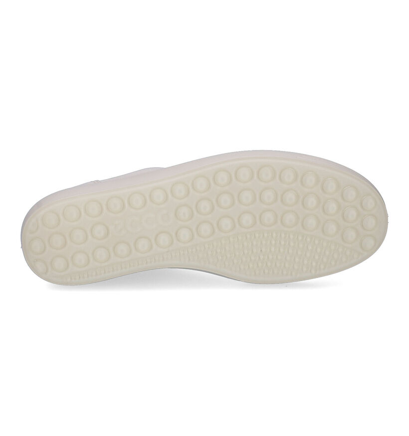 ECCO Soft 7 Ecru Veterschoenen in leer (307447)