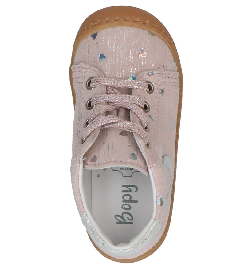 Bopy Joujou Roze Hoge Schoentjes in nubuck (269523)