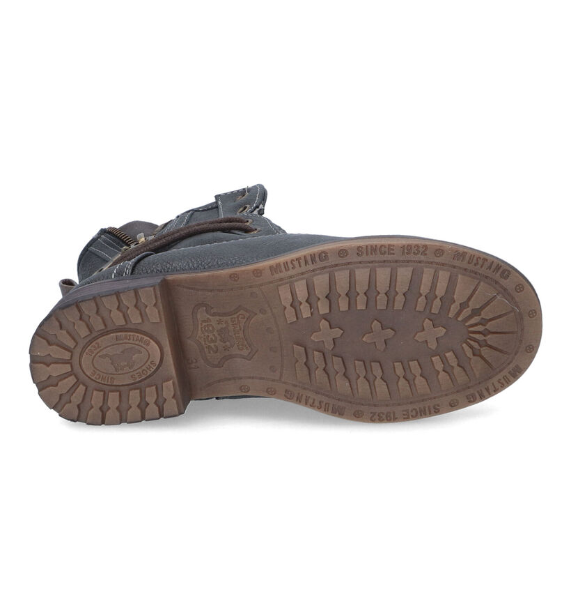 Mustang Bottines robustes en Gris pour filles (331714)