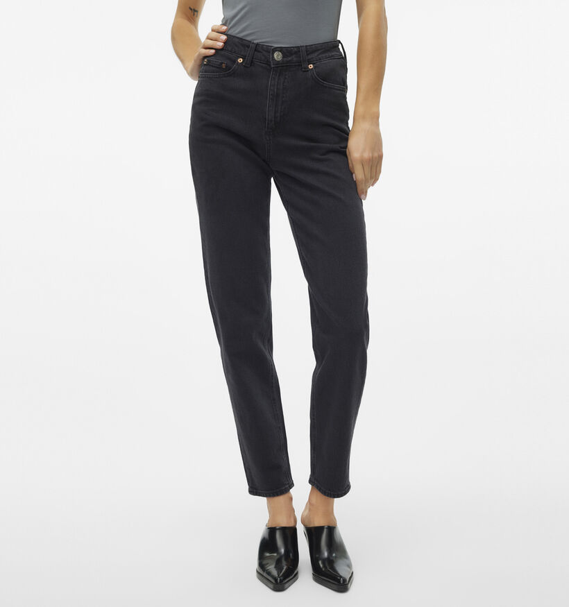 Vero Moda TESSA Mom jeans en Noir pour femmes (361254)