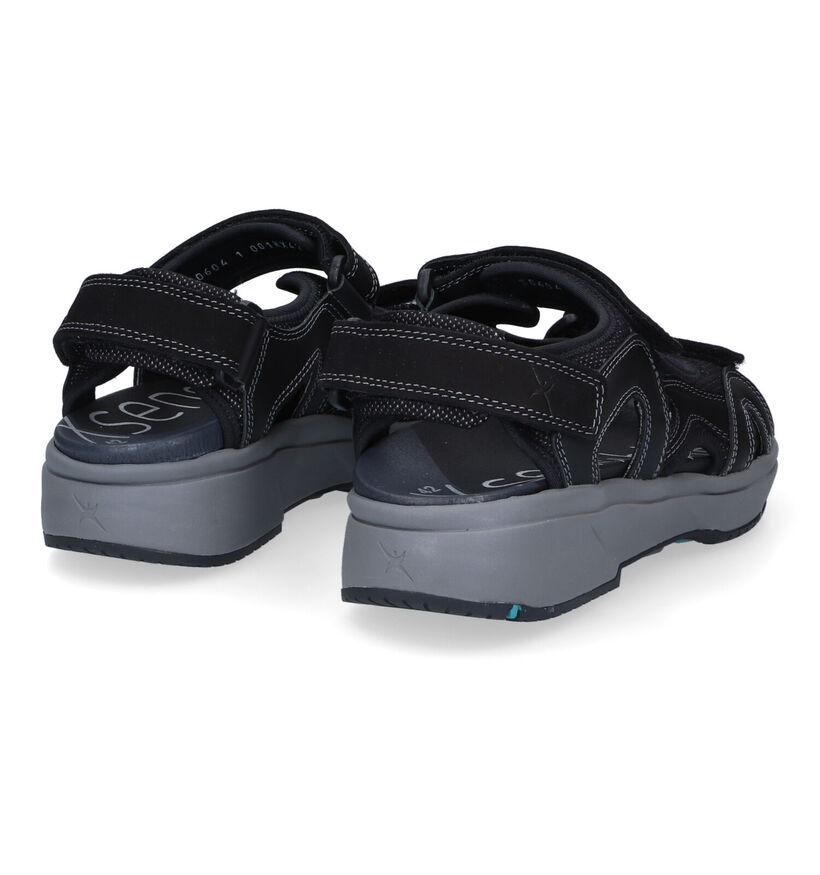 Xsensible Timor Zwarte Sandalen in stof (308043)