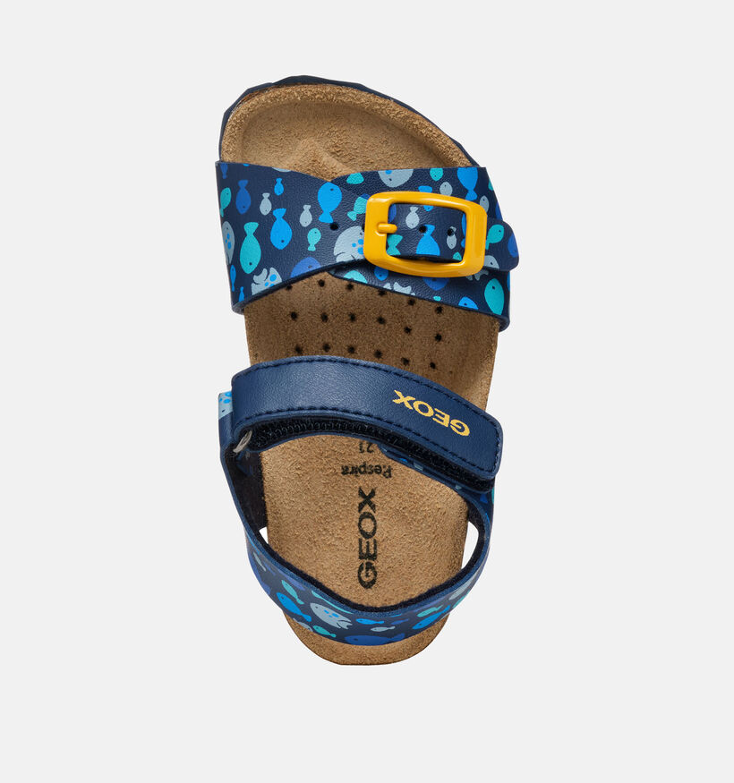 Geox Chalki Sandales pour bébé en Bleu pour garçons (352916)