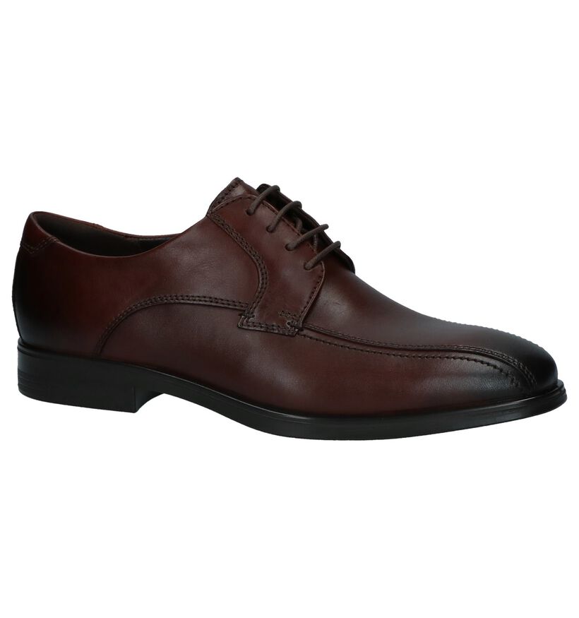 ECCO Chaussures classiques en Brun foncé pour hommes (237748) - pour semelles orthopédiques