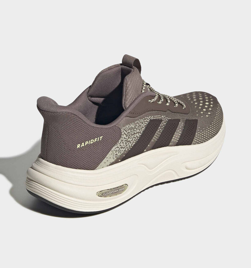 adidas Cloudfoam Cuxxion RapidFit Bruine Sneakers voor dames (375360) - geschikt voor steunzolen