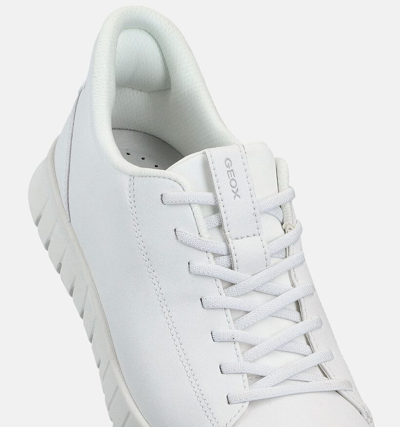 Geox Chaussures à lacets en Blanc pour hommes (370524) - pour semelles orthopédiques