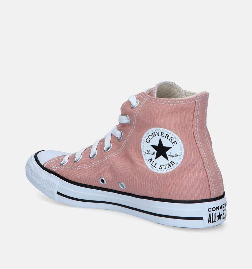 Converse CT All Star HI Baskets en Rose pour femmes (341713)