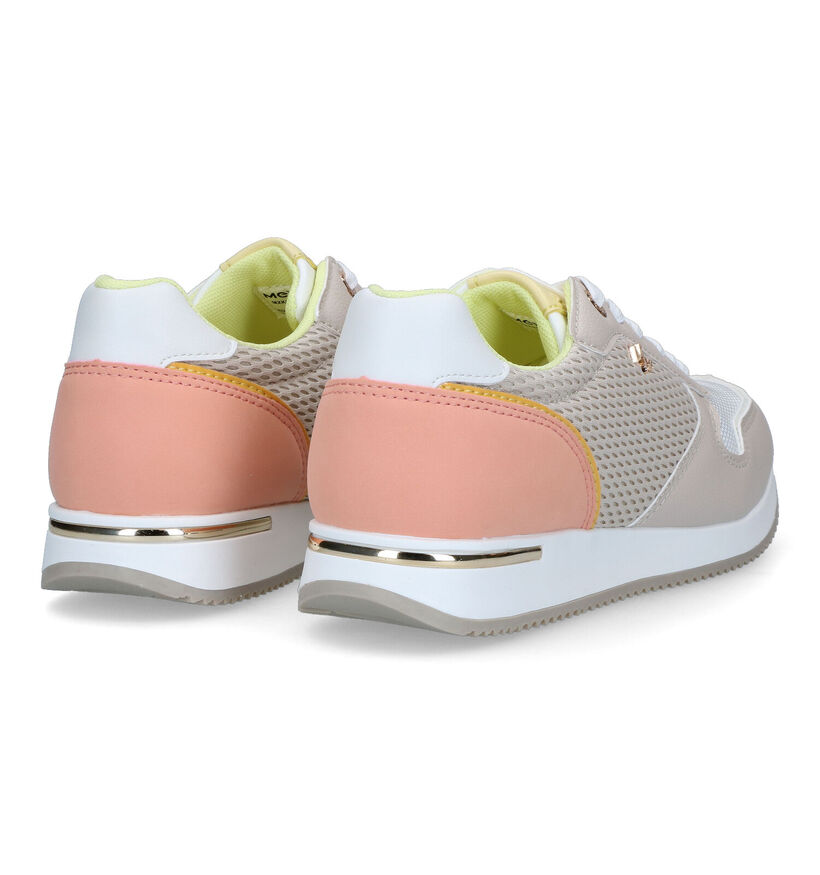 Mexx Linn Taupe Sneakers voor dames (319601) - geschikt voor steunzolen