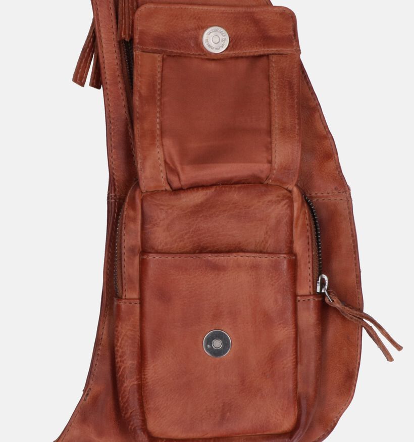 Bear Design Cognac Crossbody tas voor dames (342813)