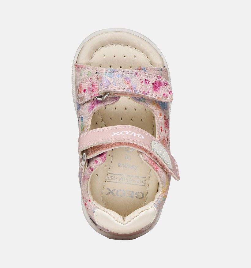 Geox B Sandal Macchia Gir Sandales pour b&eacute;b&eacute; en Rose pour filles (370107)