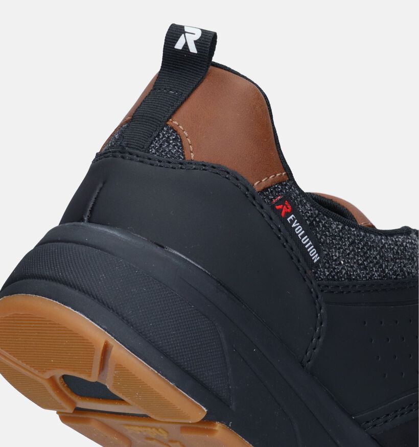 Rieker R-Evolution Zwarte Veterschoenen voor heren (331778) - geschikt voor steunzolen
