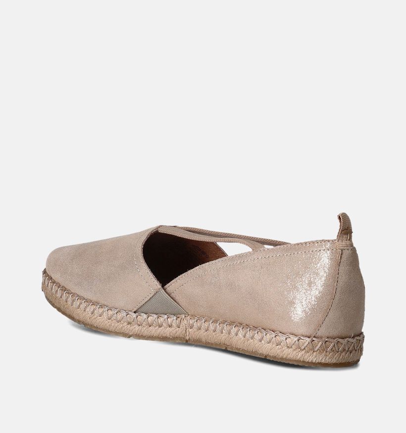 Tamaris Gouden Espadrilles voor dames (354332) - geschikt voor steunzolen