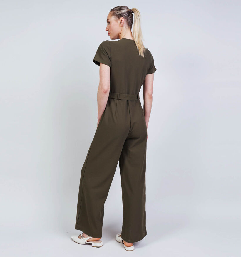 Vero Moda Kristina V-Neck Donkergroene Jumpsuit voor dames (367199)