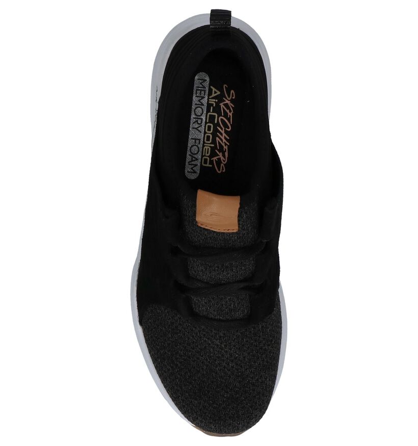 Skechers Baskets slip-on en Noir en textile (224262)