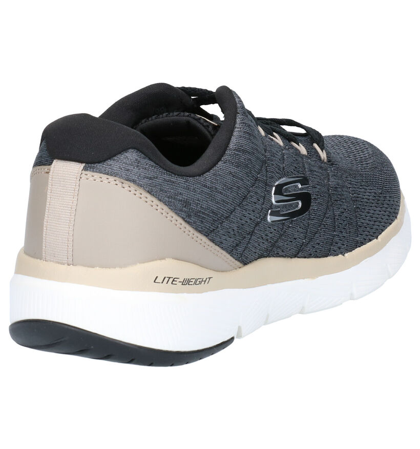 Skechers Grijze Sneakers in stof (262780)