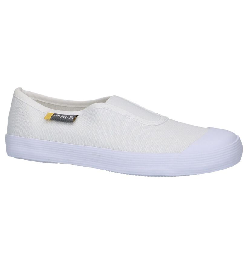 Torfs Pantoufles de gym en Blanc en textile (223315)