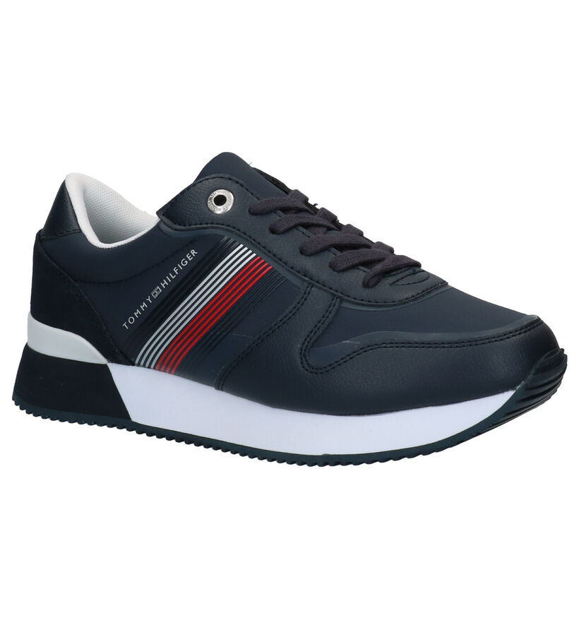 Tommy Hilfiger Active City Blauwe Sneakers in kunstleer (276246)
