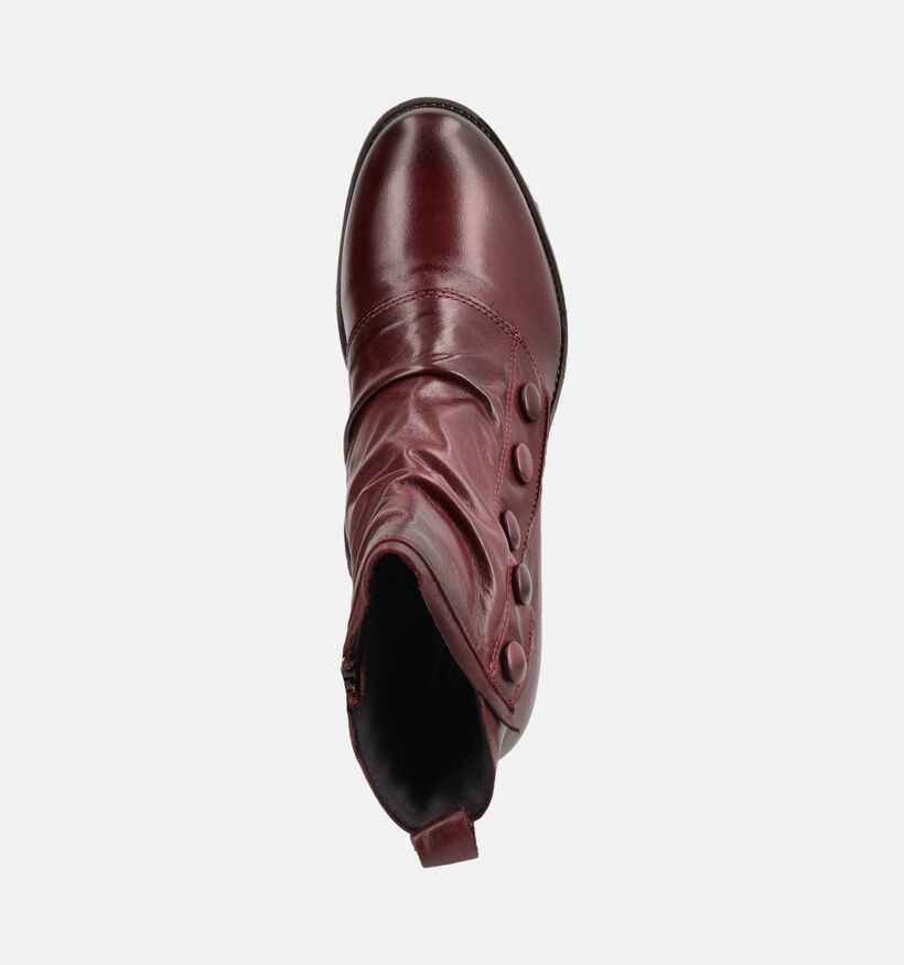 Miz Mooz Joana Bottines en Bordeaux pour femmes (381365)