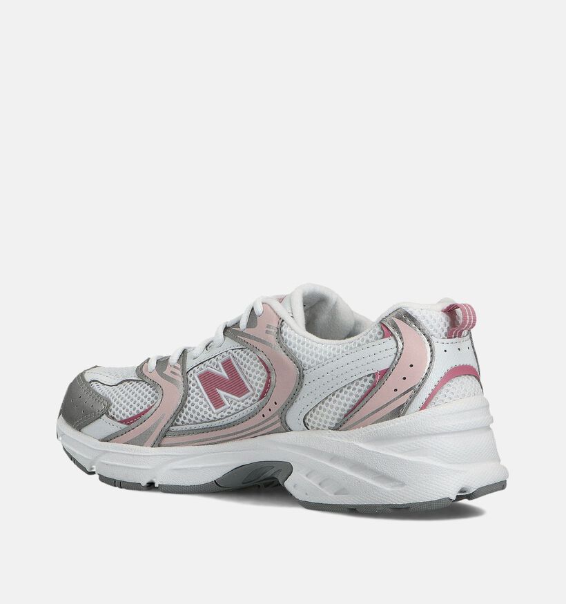 New Balance 530 Baskets Basses en Rose pour filles (365017) - pour semelles orthopédiques