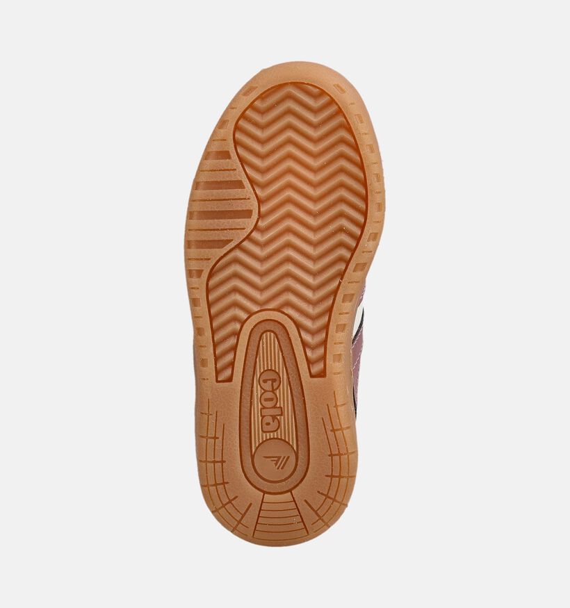 Gola Eagle Strap Baskets basses en Blanc pour filles (376293) - pour semelles orthop&eacute;diques