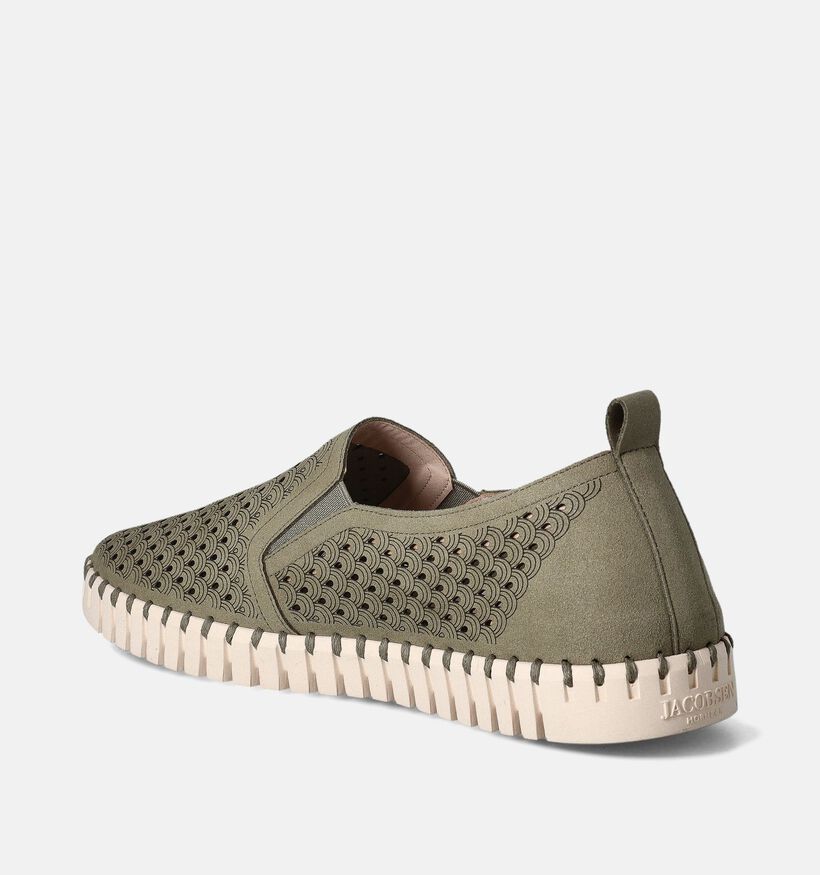Ilse Jacobsen Tulip Chaussures à enfiler en Vert pour hommes (356503) - pour semelles orthopédiques