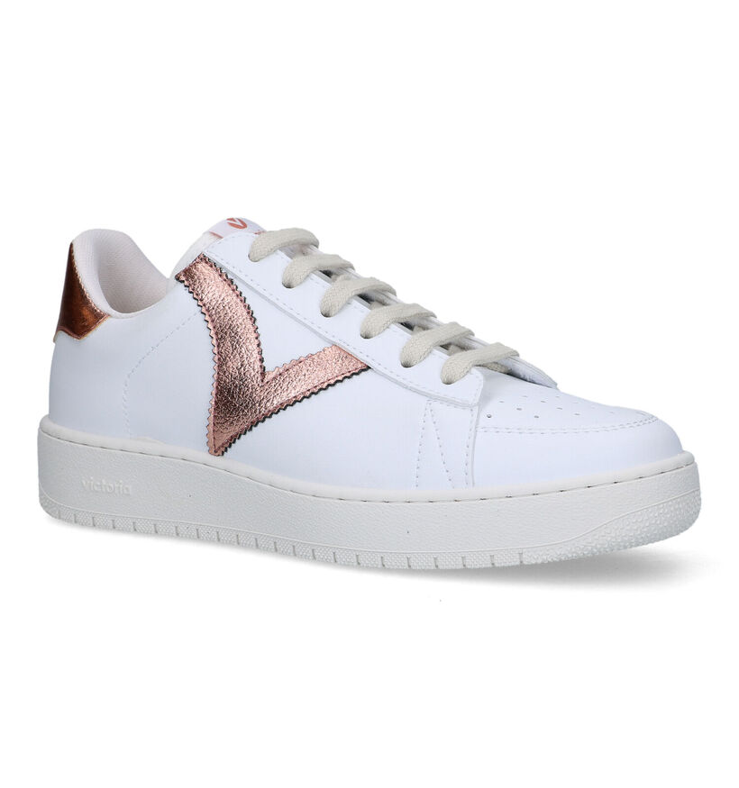 Victoria Witte Sneakers in kunstleer (322592)