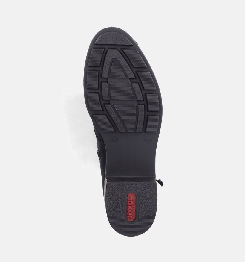 Rieker Bottines plates en Noir pour femmes (347433)
