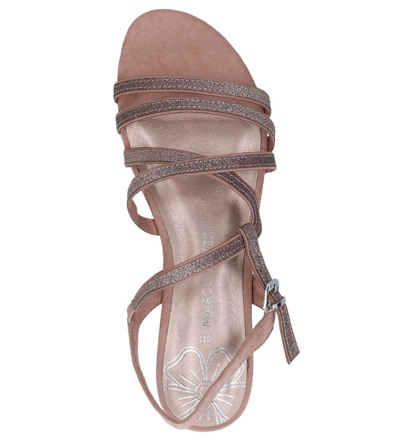 Marco Tozzi Roze Sandalen in stof (270680)