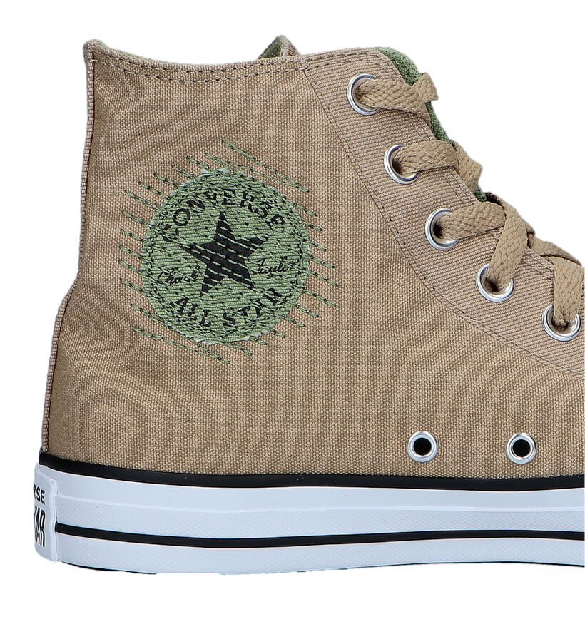 Converse Chuck Taylor All Star Hi Baskets en Taupe pour hommes (325519)