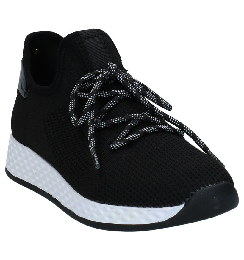 La Strada Chaussures slip-on en Noir en textile (277429)