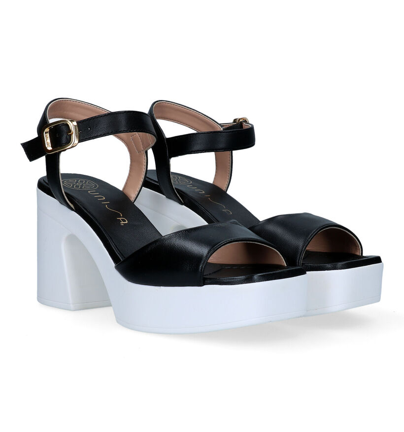 Unisa Onofre Zwarte Sandalen voor dames (325071)