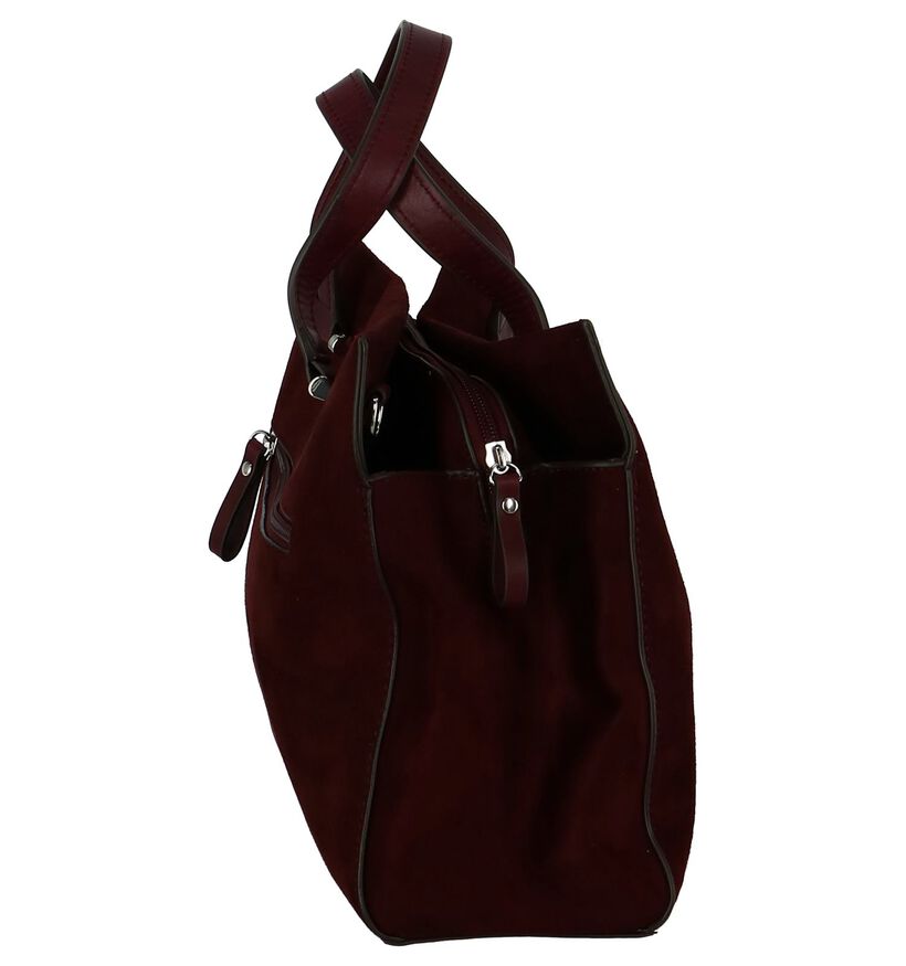 Tamaris Nadine Bordeaux Handtas in stof (232932)