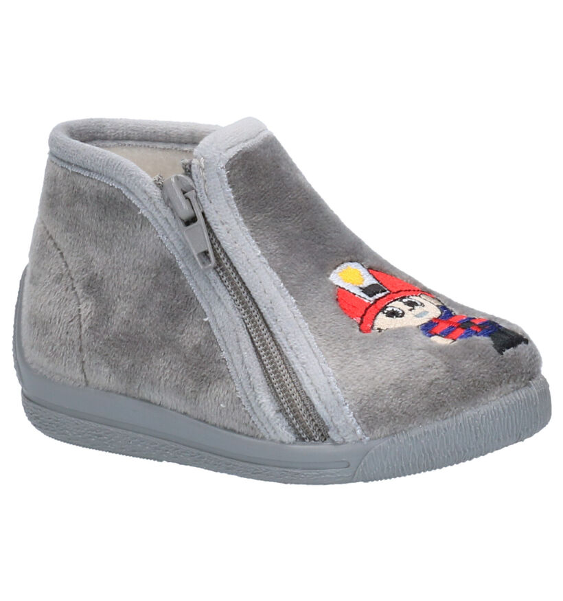 Bellamy Kiki Pantoufles en Gris en textile (262436)