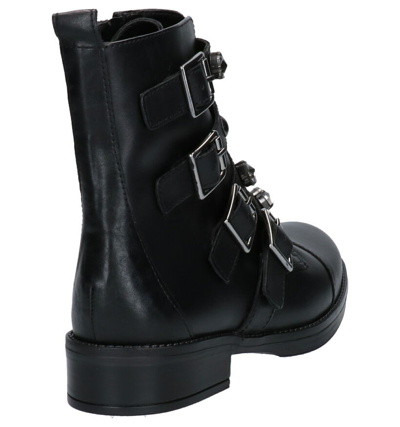 Via Limone Zwarte Boots in leer (258790)