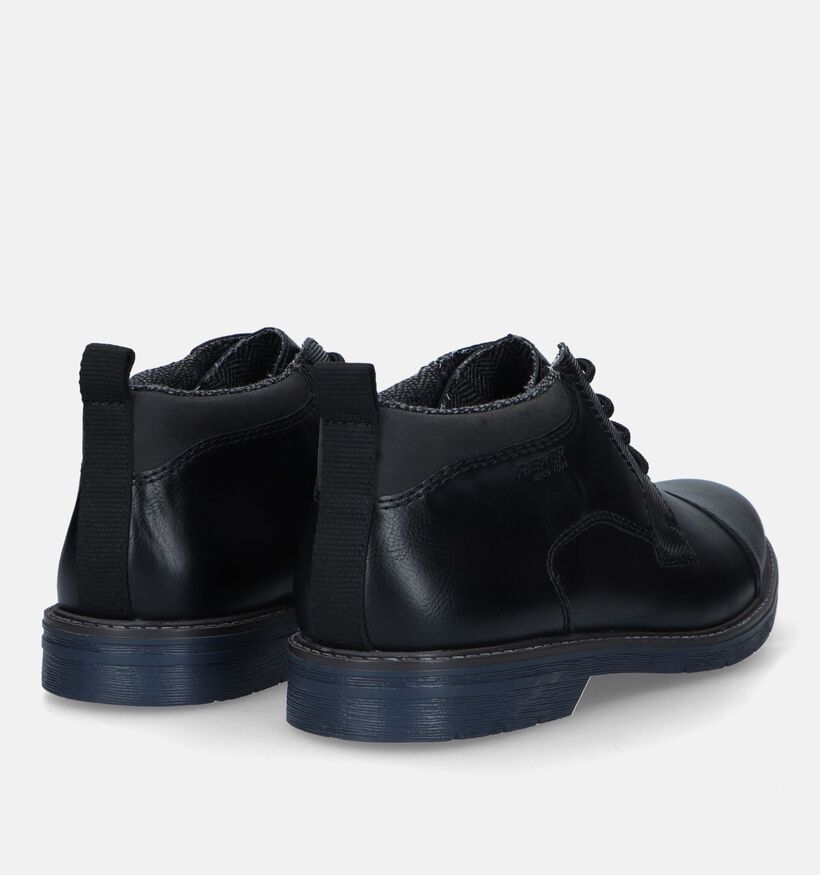 Rieker Zwarte Hoge schoenen met veters voor heren (331761)