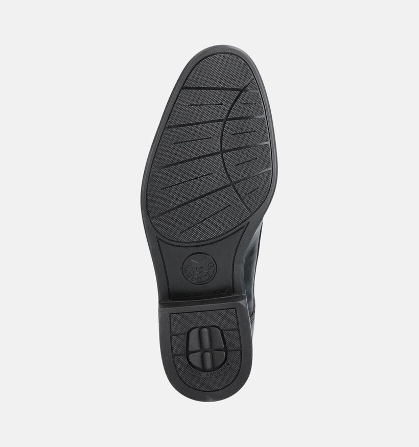 Mephisto Kevin Hopper Zwarte Geklede Veterschoenen voor heren (362827) - geschikt voor steunzolen