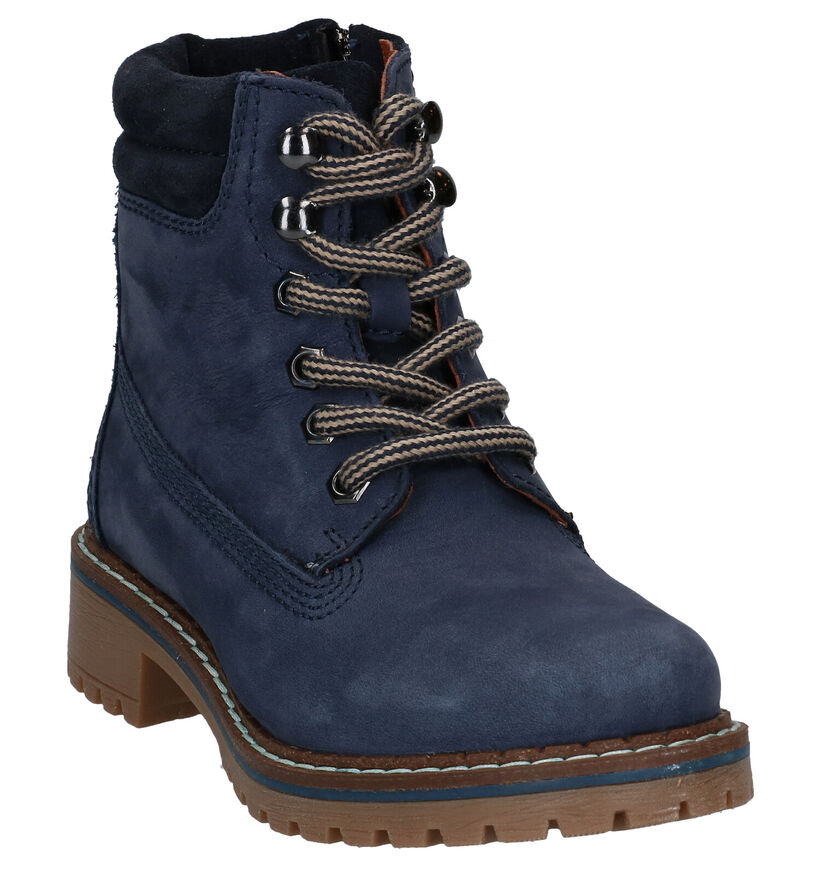 Dazzle Blauwe Boots in nubuck (278836)