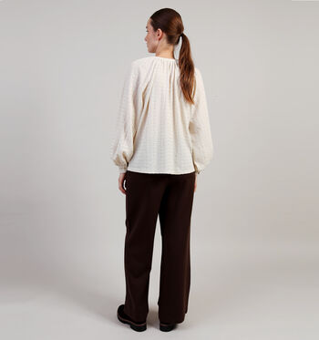 Vila Blouses Beige/Bordeaux