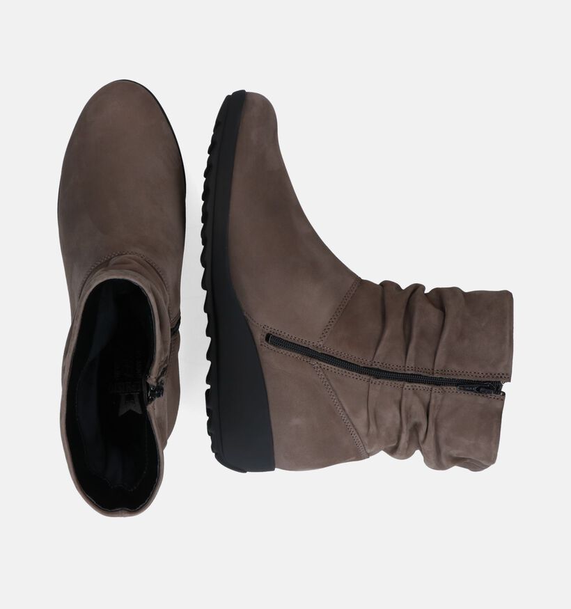 Mephisto Agatha Taupe Enkellaarsjes voor dames (330828)