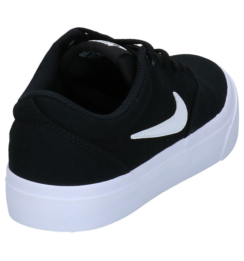 Nike SB Charge Zwarte Sneakers in stof (274610)