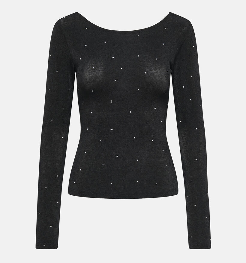 JDY Prime Zwarte T-shirt JDY Prime Zwarte T-shirt voor dames (362445)