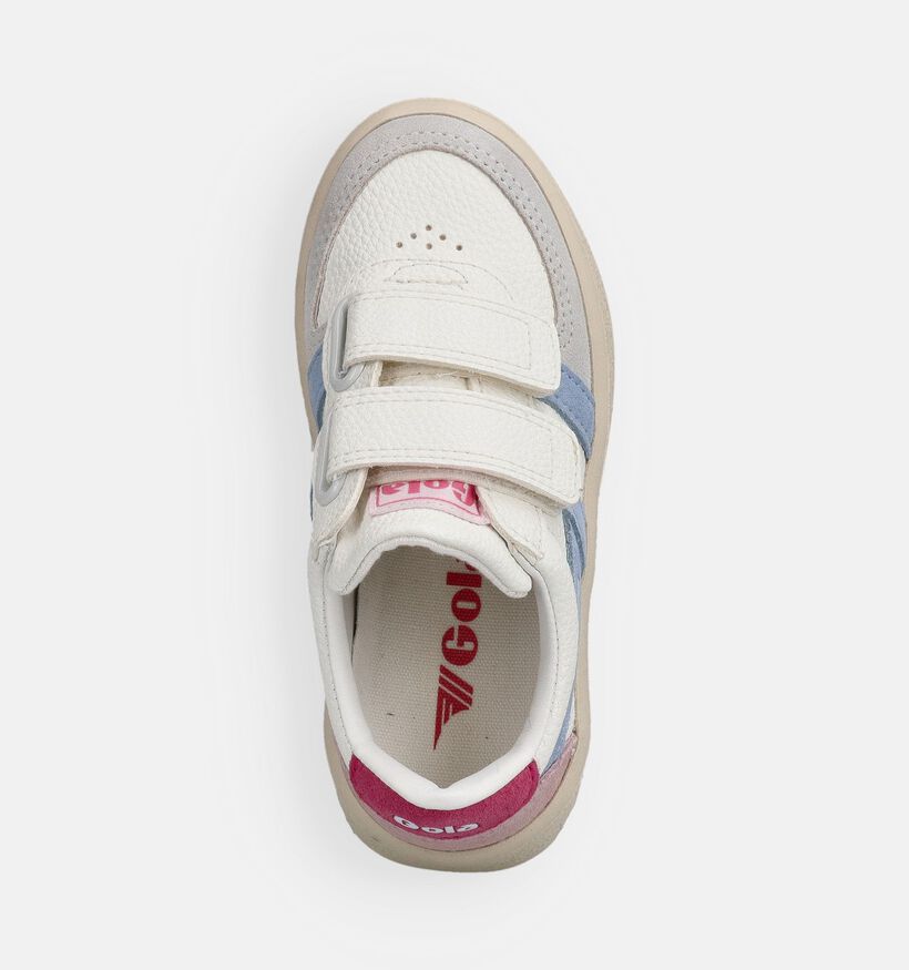 Gola Grandslam Trident Witte Sneakers voor meisjes (368594) - geschikt voor steunzolen