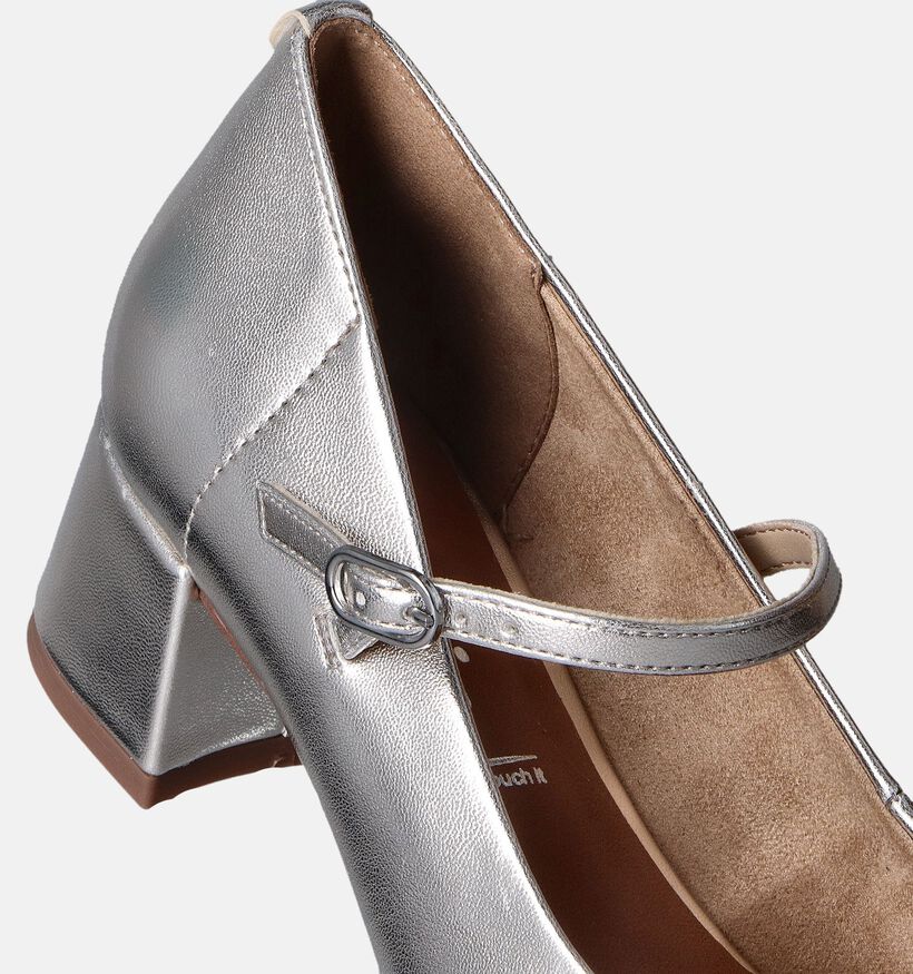 Tamaris Zilveren Pump met riempje voor dames (351564)