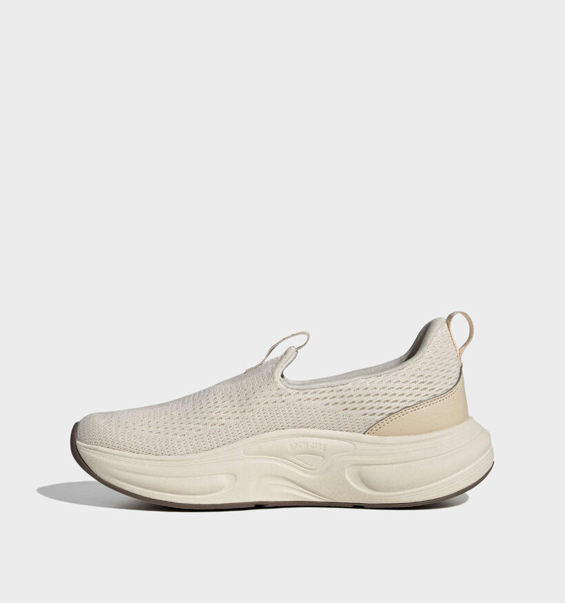 adidas Cloudfoam Cuxxion Lounge Lichtbeige Slip-ons voor dames (366752)