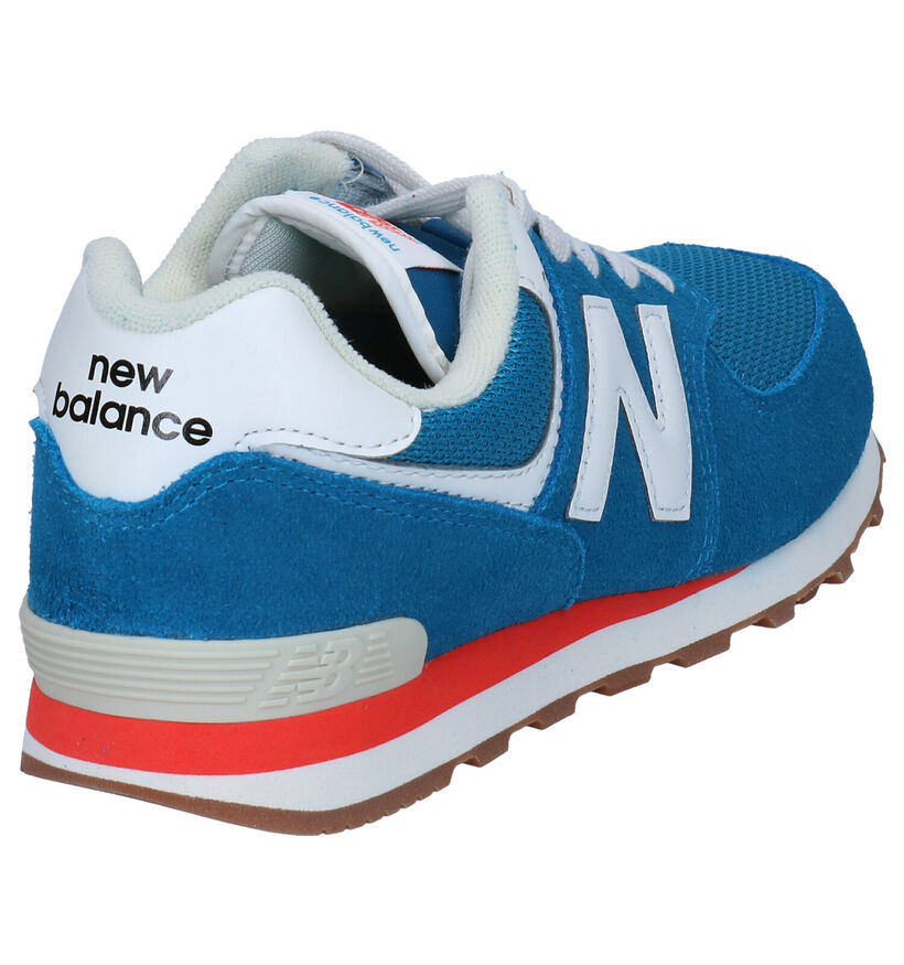 New Balance GC574 Blauwe Sneakers voor jongens, meisjes (327758) - geschikt voor steunzolen
