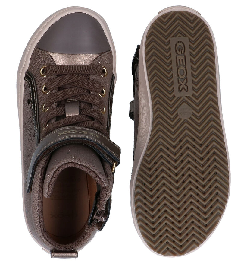 Geox Baskets montantes en Bronze en simili cuir (294104)