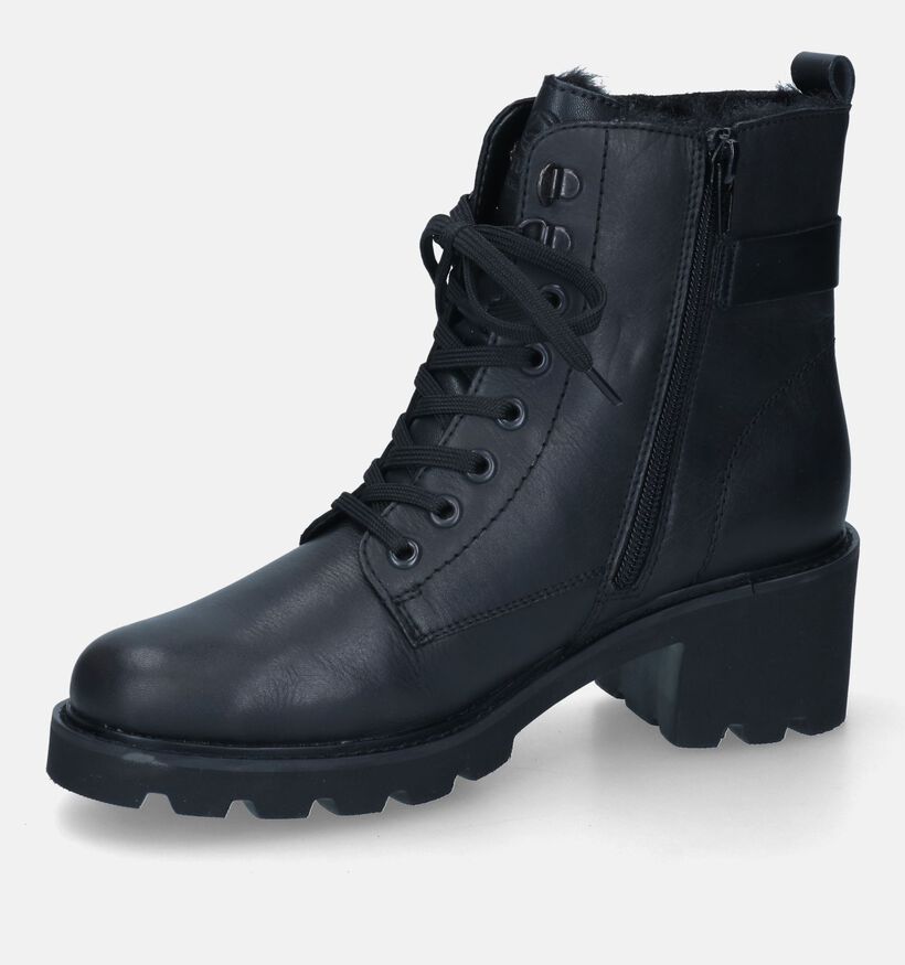 Remonte Boots à lacets en Noir en cuir (315726)